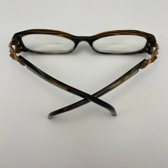 Vintage Gucci GG 3009 SVF Tortoise Horsebit Eyeglass Frames Made in Italy Authen - Picture 11 of 13